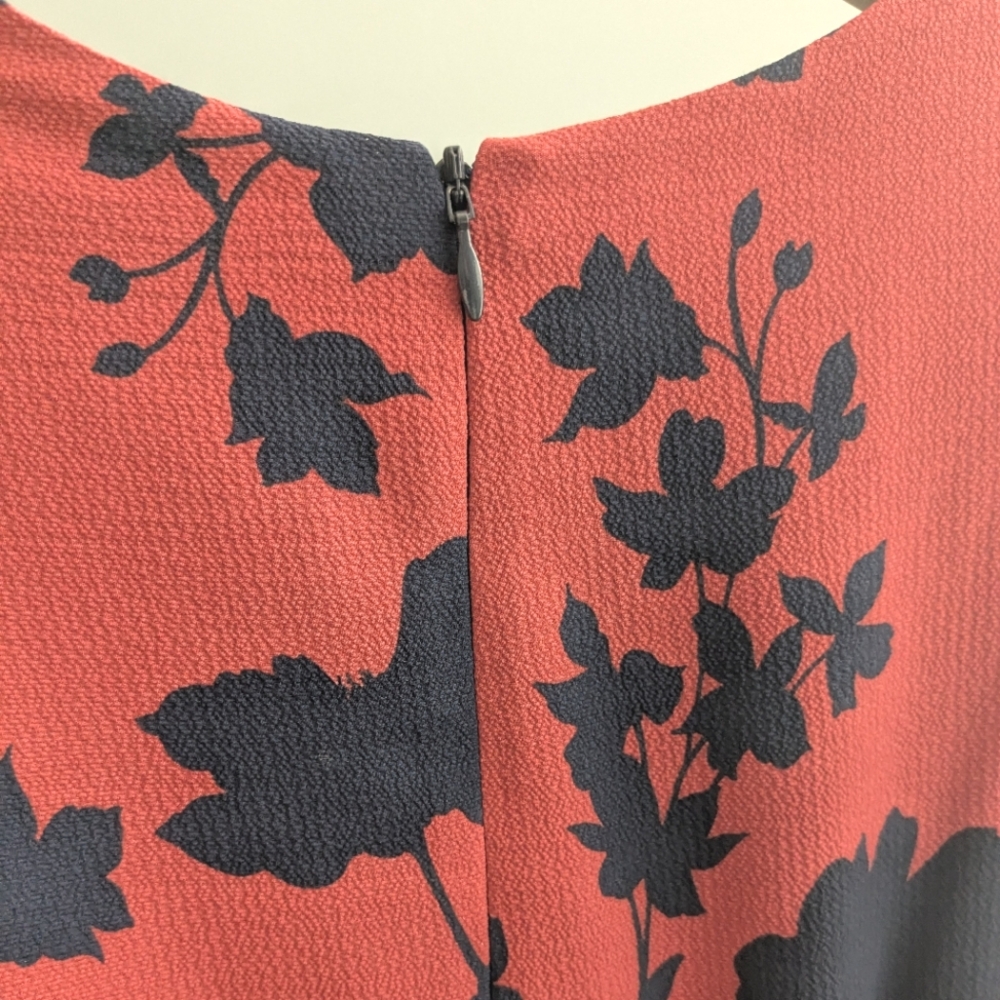 Vince Camuto Handkerchief Hem Floral Midi Dress - Picture 9 of 16